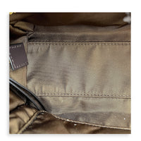Re-Nylon Crossbody Bag Brown in Nylon, Gold hardware
