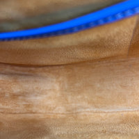 233 Crossbody Bag Blue in Coated Canvas, Silver hardware