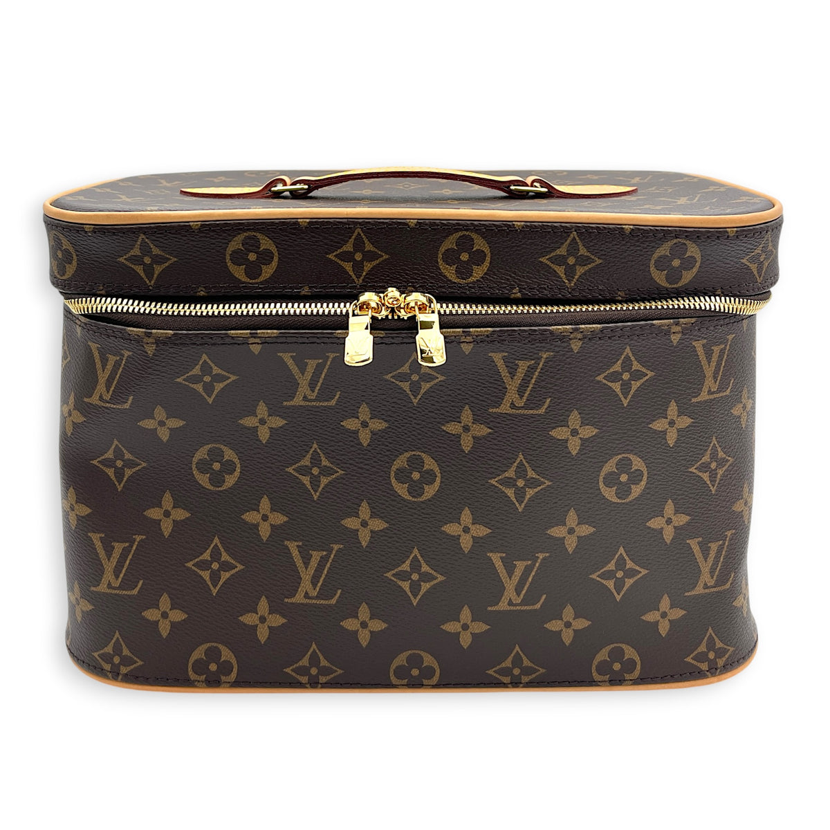 Nice Monogram Vanity Bag in Monogram Coated Canvas, Gold hardware