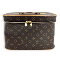 Nice Monogram Vanity Bag in Monogram Coated Canvas, Gold hardware