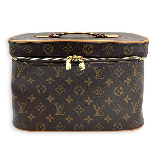 Nice Monogram Vanity Bag in Monogram Coated Canvas, Gold hardware