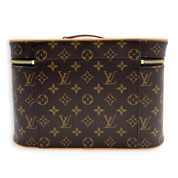 Nice Monogram Vanity Bag in Monogram Coated Canvas, Gold hardware