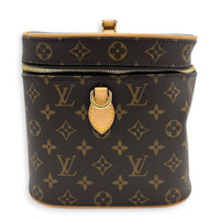 Nice Monogram Vanity Bag in Monogram Coated Canvas, Gold hardware