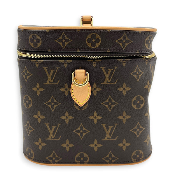 Nice Monogram Vanity Bag in Monogram Coated Canvas, Gold hardware
