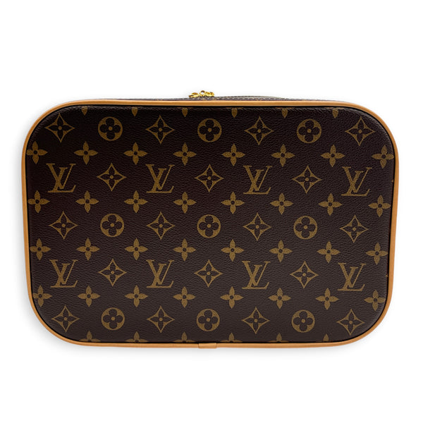 Nice Monogram Vanity Bag in Monogram Coated Canvas, Gold hardware