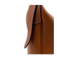 Heloise Brown Shoulder Bag in Calfskin, Gold hardware