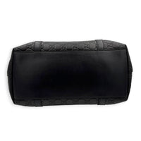 Guccissima Top Handle Bag Black in Calfskin, Silver hardware