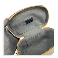Vanity Top Handle Bag Brown in Monogram Coated Canvas, Gold hardware