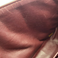2.55 Shoulder Bag Black in Distressed Leather, Ruthenium hardware