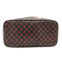 Neverfull Tote Bag MM Catogram in Monogram Coated Canvas, Gold hardware