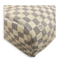 Neverfull Tote Bag MM Damier Azur in Coated Canvas, Gold hardware