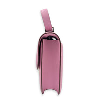Constance 24 Mauve Sylvestre Shoulder Bag in Epsom, Palladium hardware