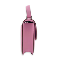 Constance 24 Mauve Sylvestre Shoulder Bag in Epsom, Palladium hardware