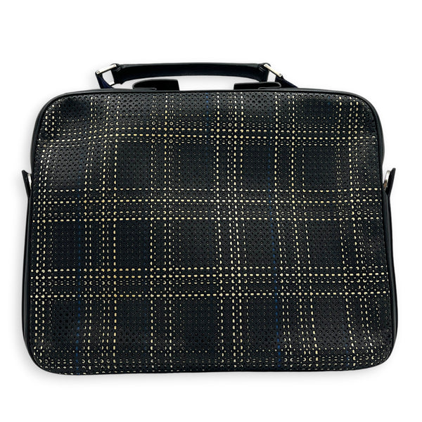 DiorTravel Messenger Black in Calfskin, Silver hardware