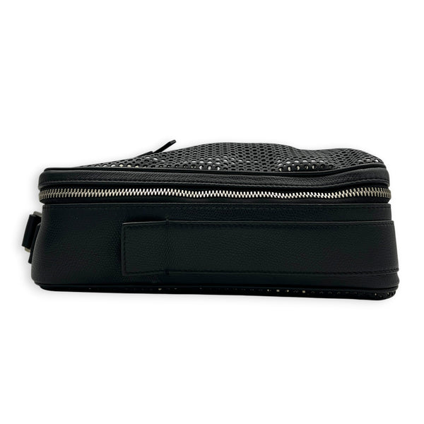 DiorTravel Messenger Black in Calfskin, Silver hardware
