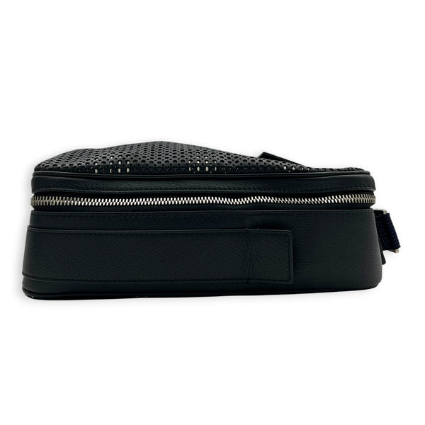 DiorTravel Messenger Black in Calfskin, Silver hardware