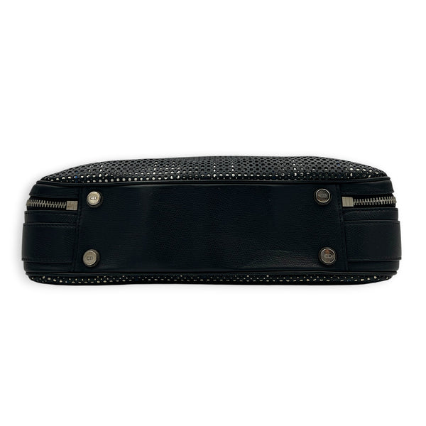 DiorTravel Messenger Black in Calfskin, Silver hardware