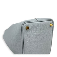 Picotin 18 Gris Pantin Top Handle Bag in Clemence, Gold hardware