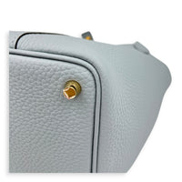 Picotin 18 Gris Pantin Top Handle Bag in Clemence, Gold hardware
