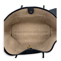Ghiera Tote Bag Blue in Calfskin, Gold hardware