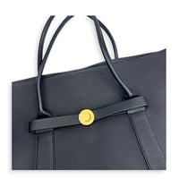 Ghiera Tote Bag Blue in Calfskin, Gold hardware