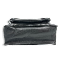 Niki Shoulder Bag Grey in Calfskin, Ruthenium hardware