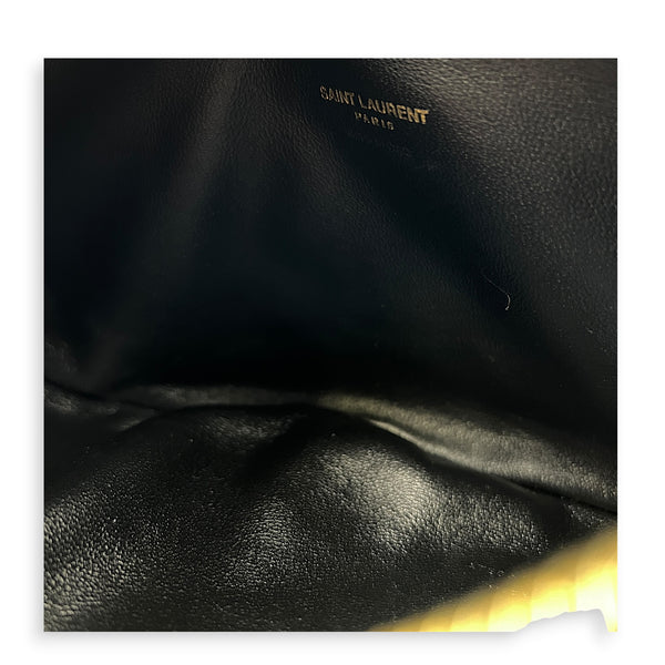 Icarino Top Handle Bag Black in Lambskin, Gold hardware