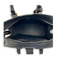 Chyc Top Handle Bag Black in Calfskin, Gold hardware