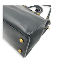 Chyc Top Handle Bag Black in Calfskin, Gold hardware