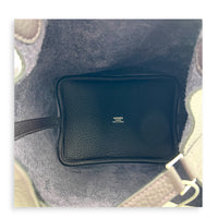 Picotin 18 Prunoir Top Handle Bag in Clemence, Palladium hardware