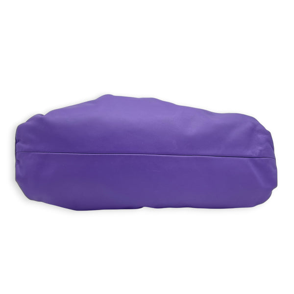 The Pouch Clutch Large Purple in Lambskin