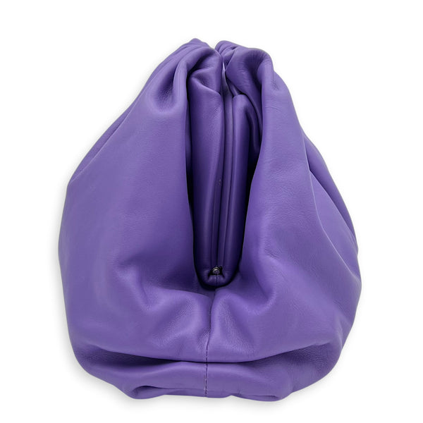 The Pouch Clutch Large Purple in Lambskin