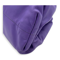 The Pouch Clutch Large Purple in Lambskin