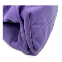The Pouch Clutch Large Purple in Lambskin