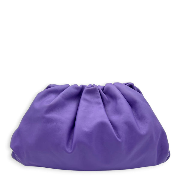 The Pouch Clutch Large Purple in Lambskin