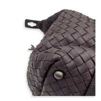 Montaigne  Top Handle Bag Mauve/Dark Mauve in Intrecciato Leather, Gunmetal hardware