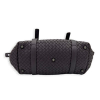 Montaigne  Top Handle Bag Mauve/Dark Mauve in Intrecciato Leather, Gunmetal hardware