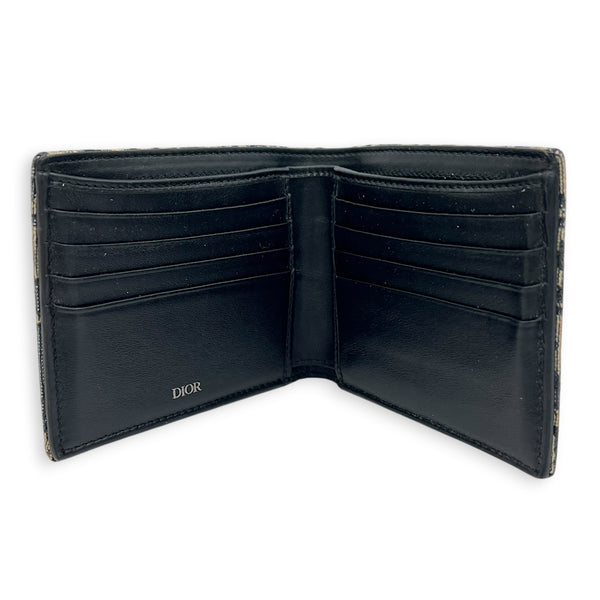 Oblique Wallet Beige and Black Dior Oblique Jacquard in Jacquard