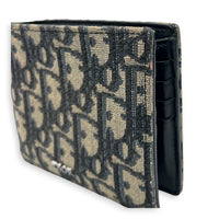 Oblique Wallet Beige and Black Dior Oblique Jacquard in Jacquard