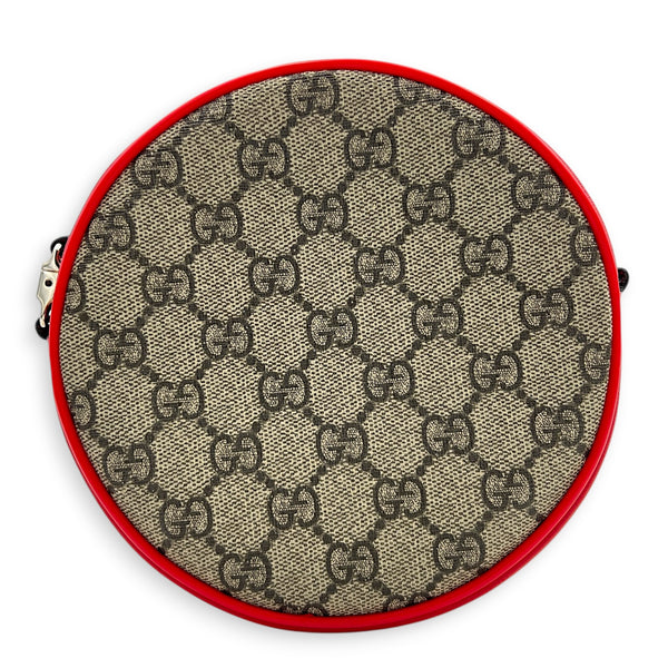 GG Supreme Ribbon Multi-colour Crossbody Bag in Coated Canvas, Silver hardware