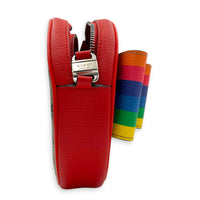 GG Supreme Ribbon Multi-colour Crossbody Bag in Coated Canvas, Silver hardware