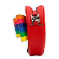 GG Supreme Ribbon Multi-colour Crossbody Bag in Coated Canvas, Silver hardware