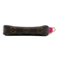 Mini Pochette Accessoires Pouch Fuchsia in Monogram Coated Canvas, Gold hardware