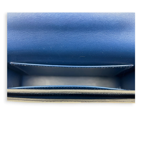 Verrou Bleu De Malte in Lizard Varanus Niloticus, Gold hardware