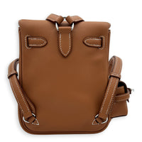 Kelly Jump Gold Backpack in Swift, Palladium hardware