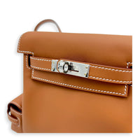 Kelly Jump Gold Backpack in Swift, Palladium hardware