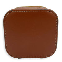 Triomphe Mini Brown Vanity Bag in Calfskin, Gold hardware