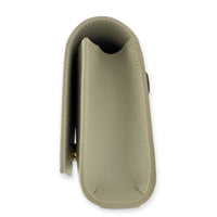Kate White Belt Bag in Calfskin, Gold hardware