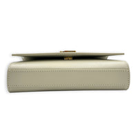 Kate White Belt Bag in Calfskin, Gold hardware