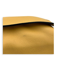 Flamenco Yellow Shoulder Bag in Calfskin, Silver hardware